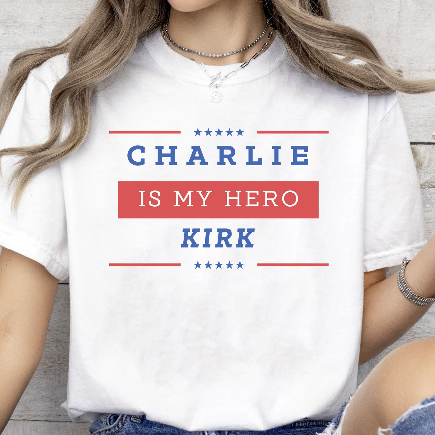 Charlie Kirk Is My Hero Shirt | Memorial Tribute T-Shirt | A True Patriot Charlie Kirk Tee | Conservative Free Speech Apparel | America Freedom 682840
