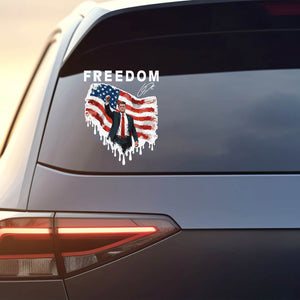 Freedom Charlie Kirk Decal | Support Charlie Kirk Car Decal | Prayers Up for Charlie Kirk Sticker 683117