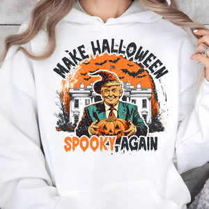 Make Halloween Spooky Again Shirt | Trump Halloween Sweatshirt | Trendy Retro Halloween Shirt 683305
