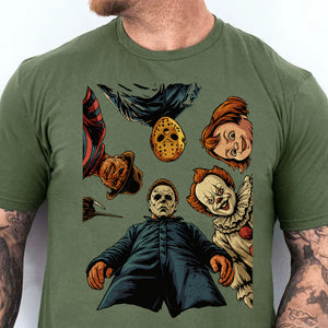 Halloween Characters Shirt | Horror Movie Halloween Shirt | Retro Halloween T-Shirt 683306