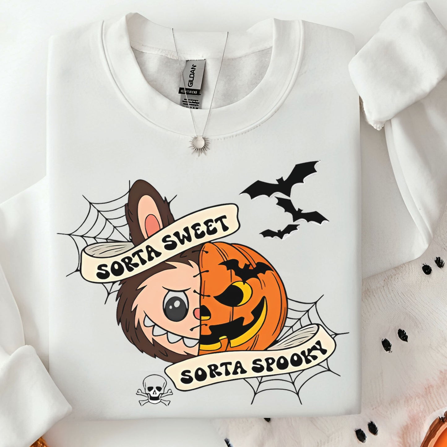 Labubu Sorta Sweet Sorta Spooky Halloween Shirt | Halloween Sweatshirt | Funny Halloween Shirt 683313-7