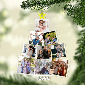 Custom Family Photo Tree Acrylic Ornament 2025 | Personalized Family Ornament | Gift For Christmas 683454