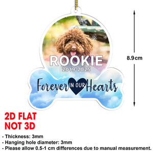 Custom Dog Photo Upload 2025 Acrylic Ornament | Personalized Pet Photo Christmas Ornament | Gift for Dog Lovers 683455