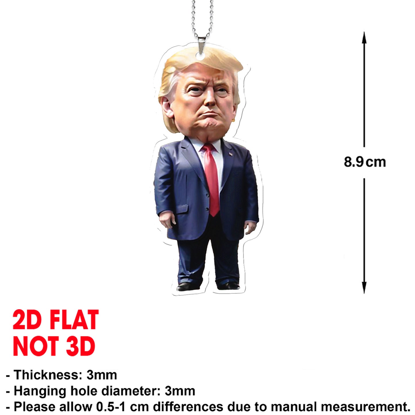 President Trump Car Ornament | Funny Trump Ornament | Decor for Car | Gift for Christmas 683592 - GOP