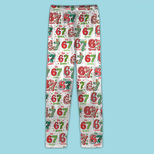 Christmas Six Seven Pajamas | Funny 6 7 Meme Pajamas | Trending Six Seven Christmas Pajamas 683652