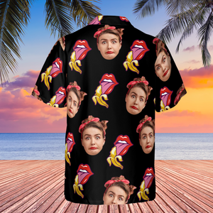 Custom Funny Girlfriend Photo Hawaiian Shirt | Personalized Property of Girlfriend Hawaiian Shirt 683971