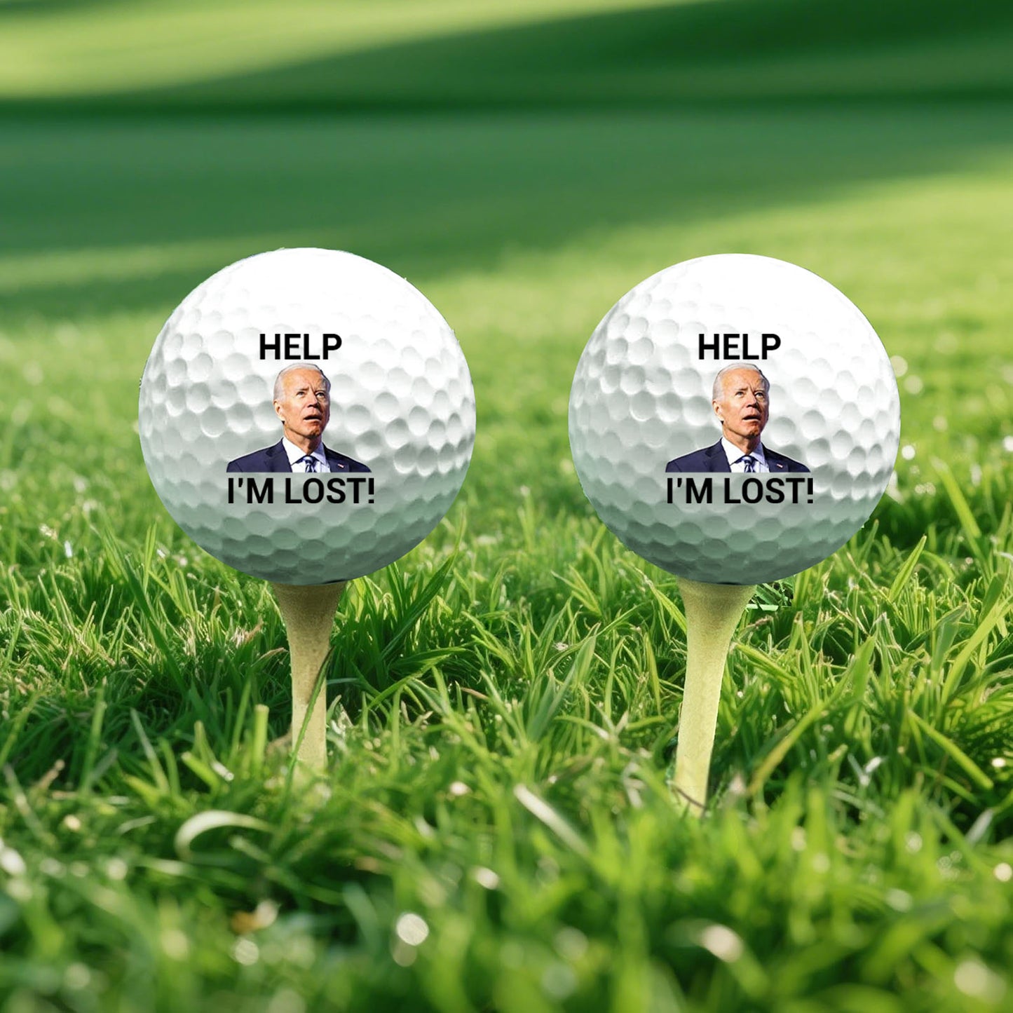 Help I’m Lost Joe Biden Golf Ball, Funny Golf Ball Gift for Men, Gift for Golf Lovers 684016