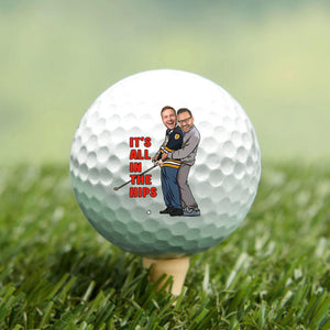 Custom Face Photo Funny Golf Balls for Men, Adult Humor Novelty Golfer Gift Set for Dad or Golf Lovers 684019