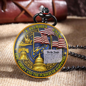 USA 250 Years Anniversary Commemorative Pocket Watch, 250 Years of Freedom 1776–2026 Pocket Watch 684028