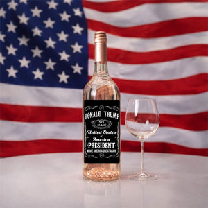 President Donald Trump 45 47 Wine Label | Trump Wine Bottle Label | MAGA Wine Label 684029 – GOP
