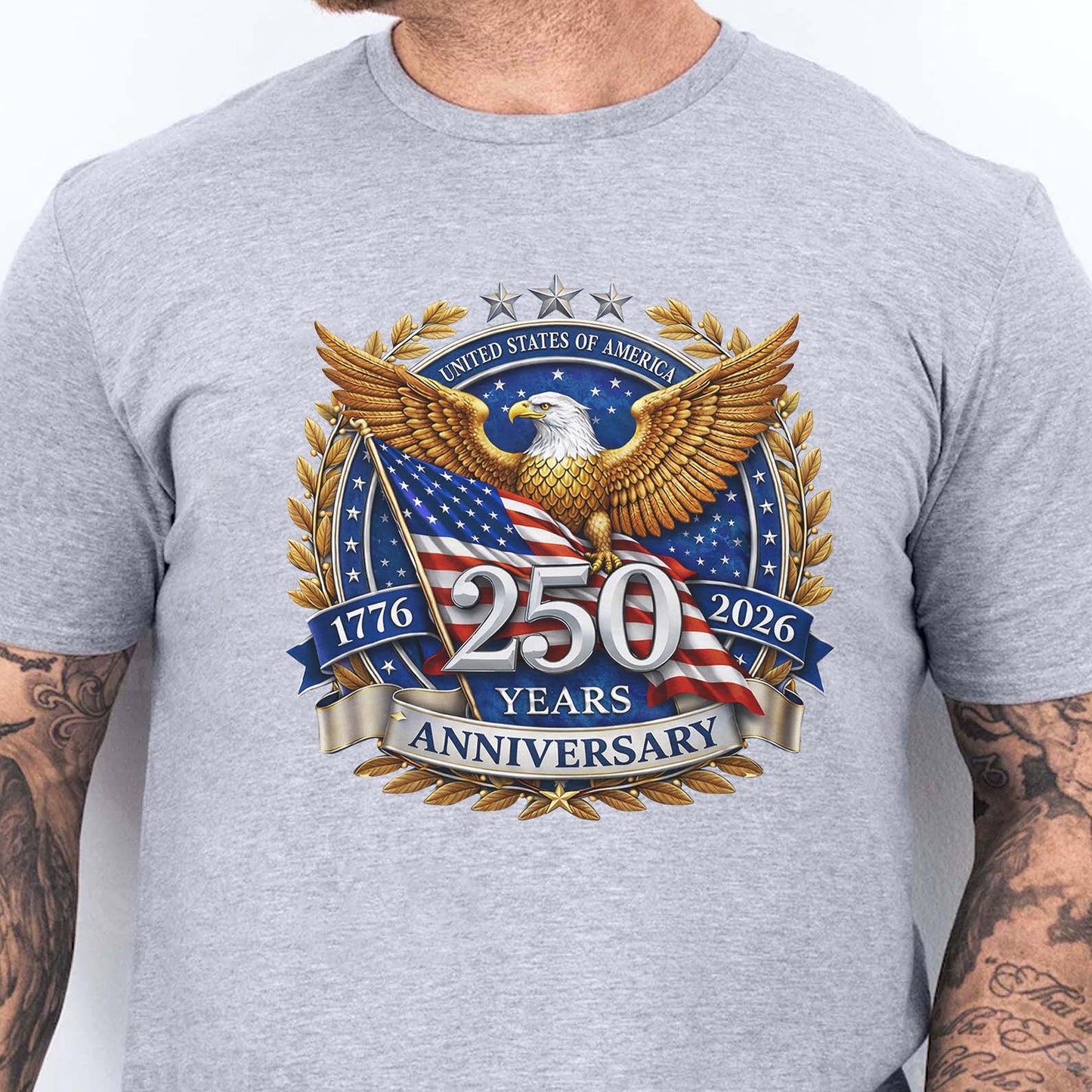USA 250 Years Anniversary Shirt | Patriotic America 1776–2026 Sweatshirt | Fourth of July T-Shirt 684126