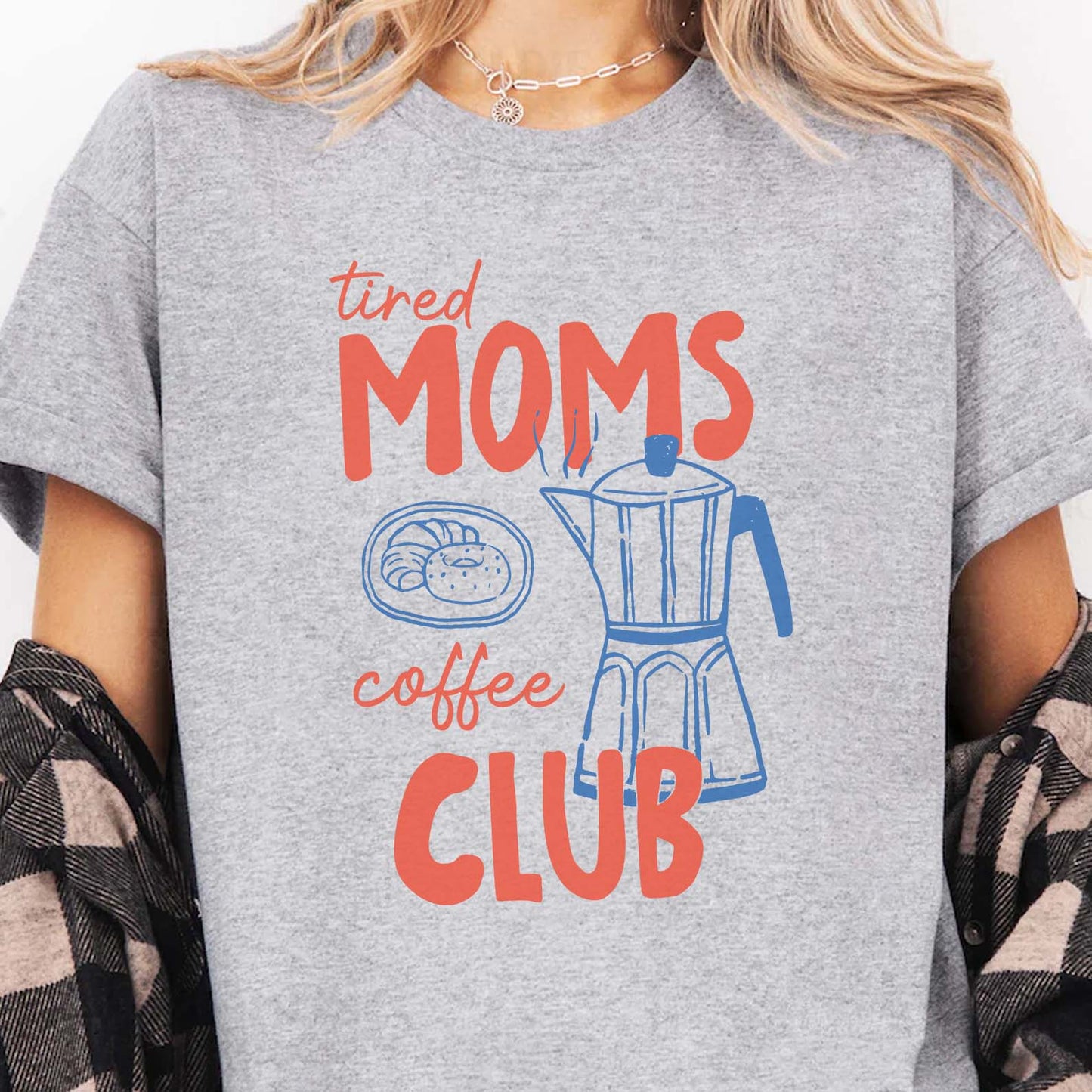 Tired Moms Coffee Club Shirt | Funny Mama Sweatshirt | Coffee Lover Gift | Mother's Day Gift 684396