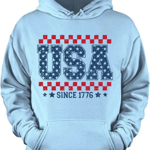USA Since 1776 Shirt | Fourth Of July T-Shirt | Patriotic Flag Shirt | Independence Day Tee 682304