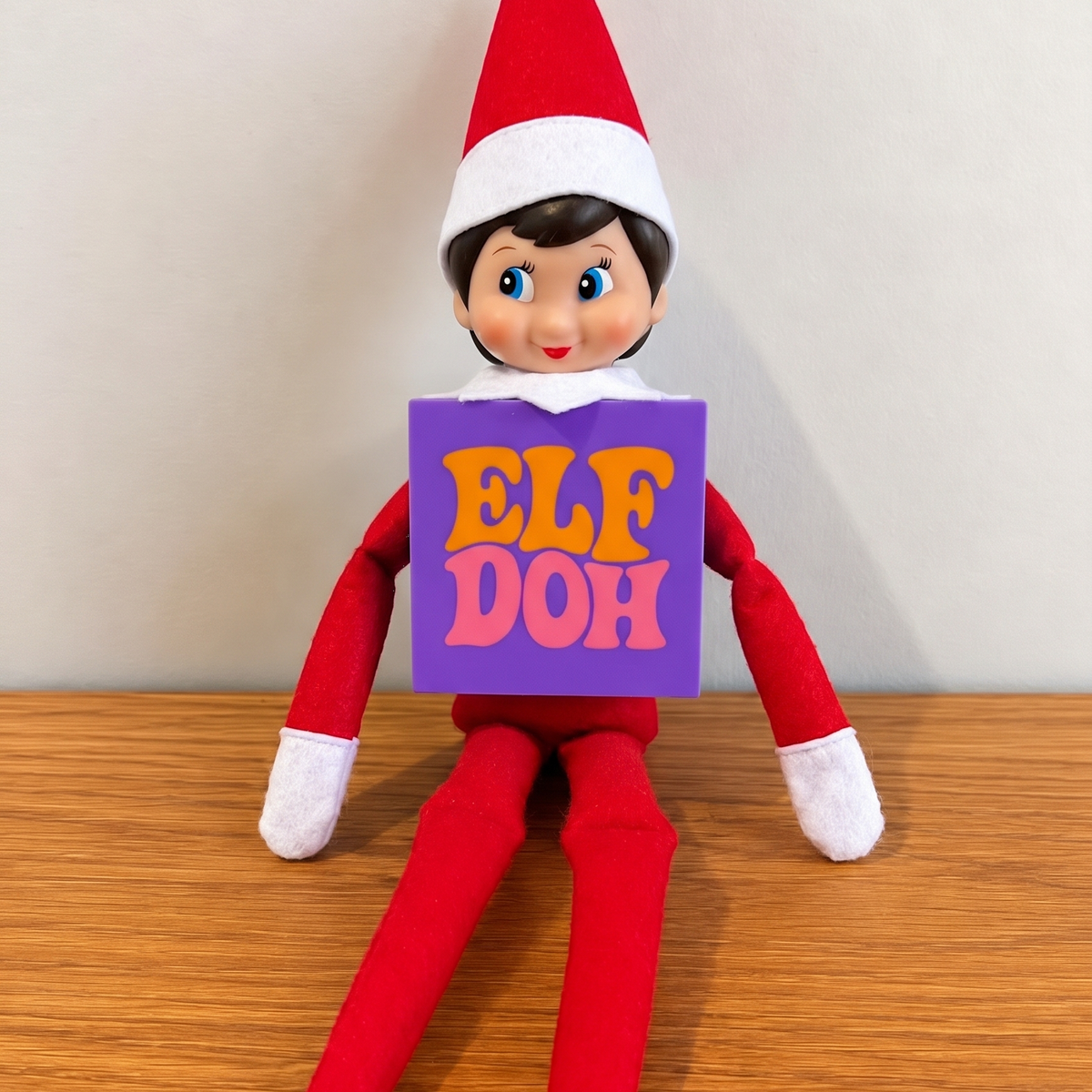 ElfDoh Squishy Inspired Costume, Christmas Elf Accessory, Funny Holiday Gift 686680 WFD