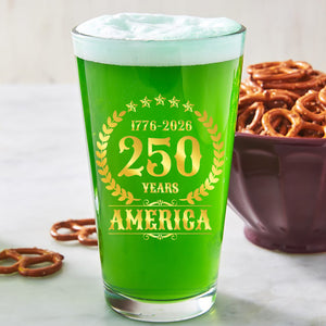 America 250 Years Vintage Glass | Happy 250th Birthday USA | Patriotic 4th Of July Glass | America 250th Anniversary | Independence Day Whiskey Glass Beer Glass 682564