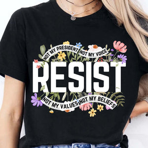 Resist Shirt - Empowered Women Against Trump Shirt, 8647 Anti Trump Dark Shirt, Equality Tee For Strong Liberal Women 682219
