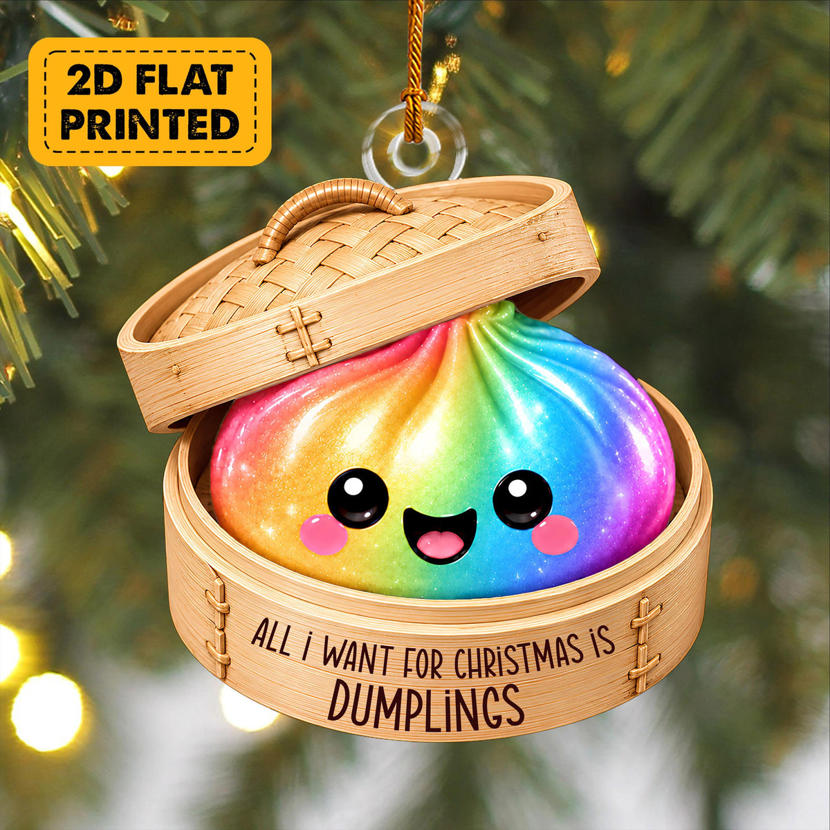 Personalized Merry Squishmas Acrylic Ornament, Custom Name & Year Christmas Keepsake Gift 686473 WFD
