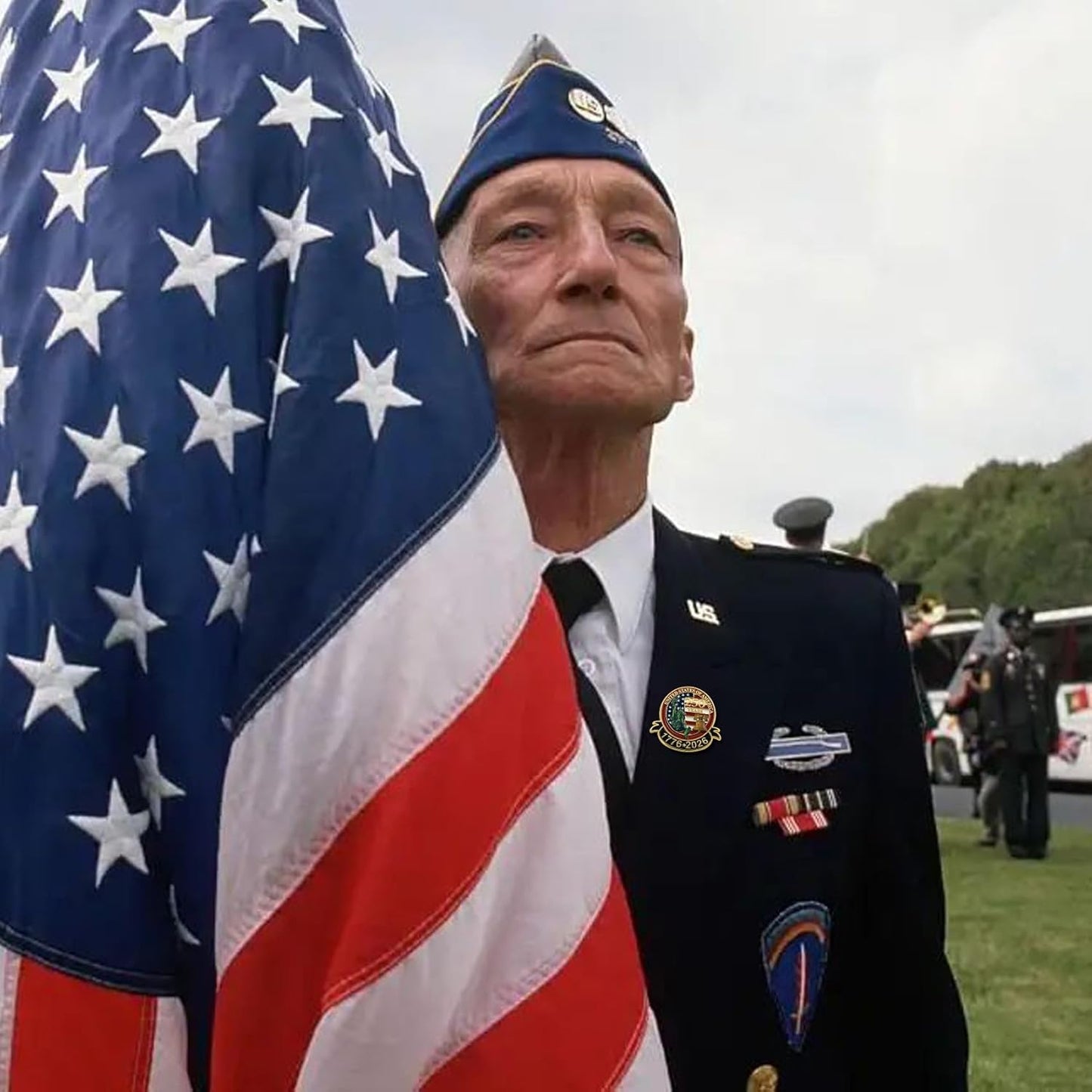 250 Anniversary USA Lapel Pin 10/20/50/100Pcs 1.3Inch Enamel US Patriot Collectible Accessories 250 Years of Freedom 1776-2026 for Patriot'S Day Independence Day