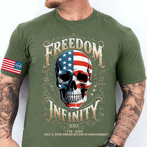 250 Years Of Freedom Infinity Shirt | Happy 250th Birthday USA | Patriotic 4th Of July Tee | America 250th Anniversary | Independence Day Shirt 682570