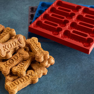 Custom Bake Treats Dog Name, Custom Bone Shaped Treat Mold, Personalized Dog Biscuit Silicone Bakeware, Dog Lover Gift 683911