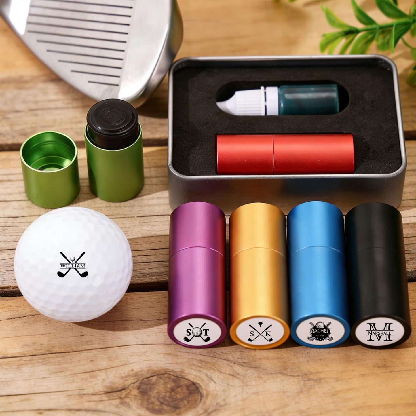 Personalized Golf Ball Stamp | Custom Ball Stamp| Golf Ball Marker | Golf Accessories 683713