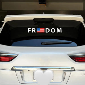 Freedom Charlie Kirk Decal | Justice For Charlie Kirk Car Decal | Prayers Up for Charlie Sticker 683107