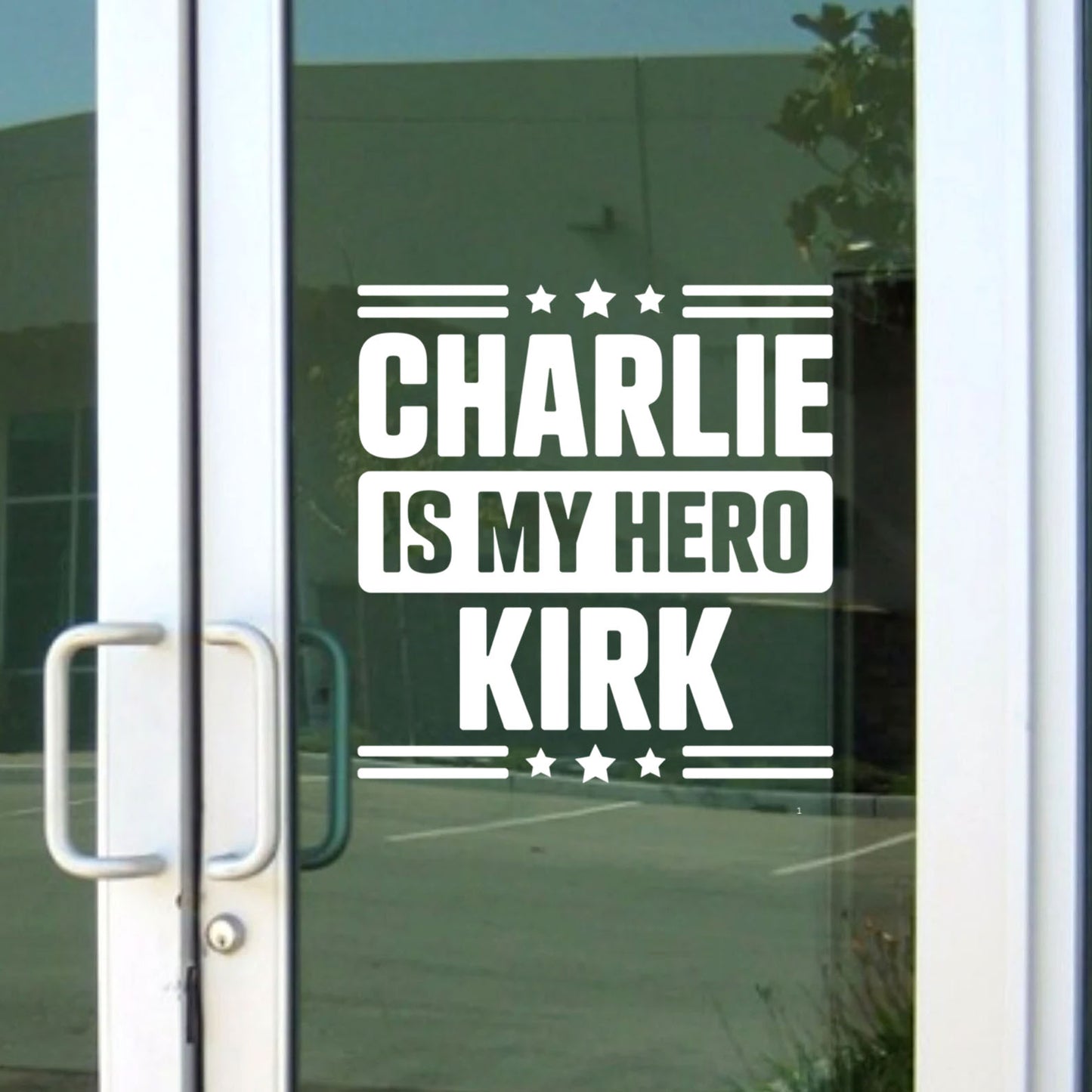 Charlie Kirk Is My Hero Decal | Justice For Charlie Kirk Car Decal | Prayers Up for Charlie Sticker 683108