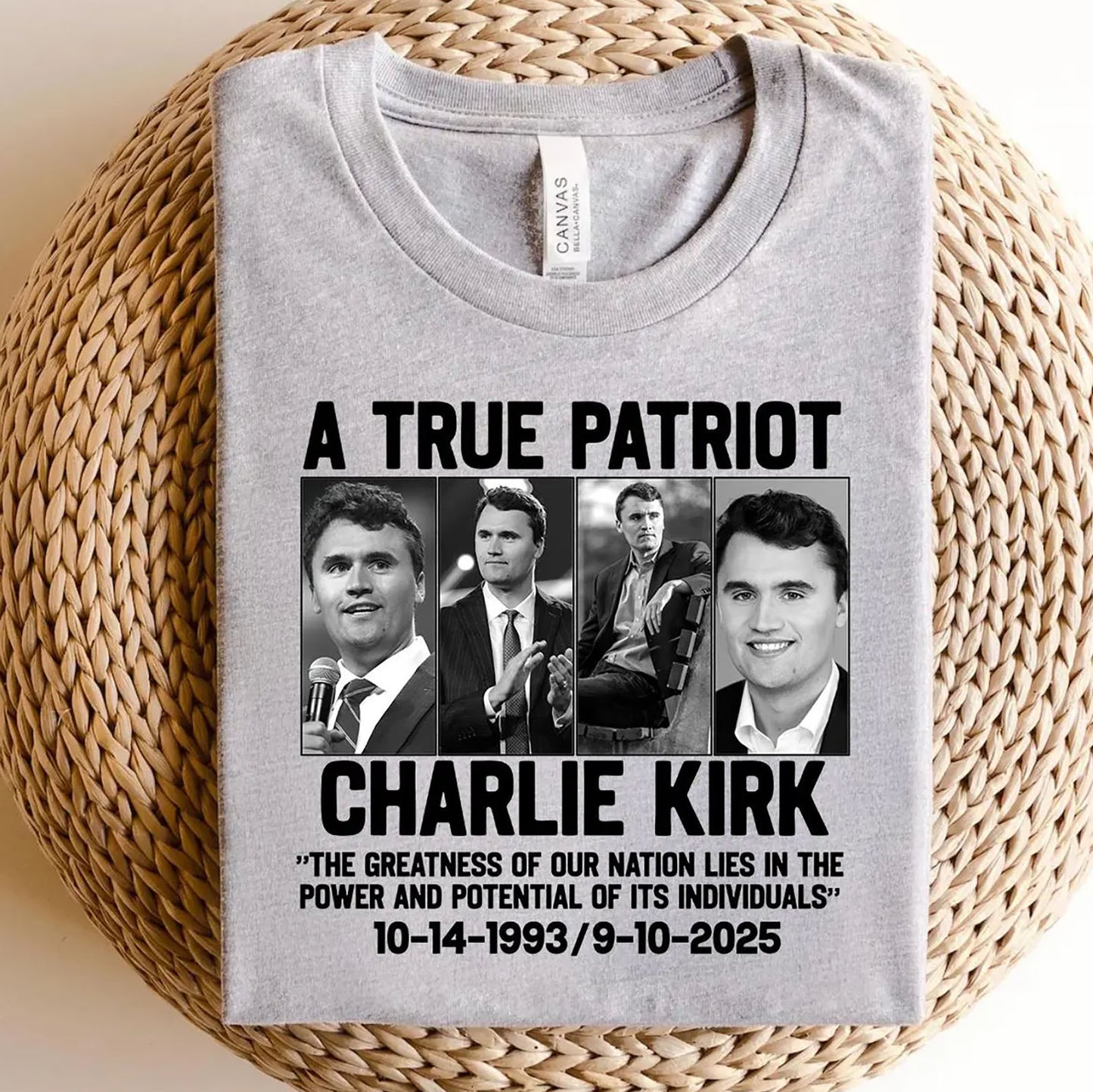 True Patriot Charlie Kirk Tee Shirt, Republican Shirt, Patriotic American Shirt, RIP Charlie Kirk, Political Shirt 682823