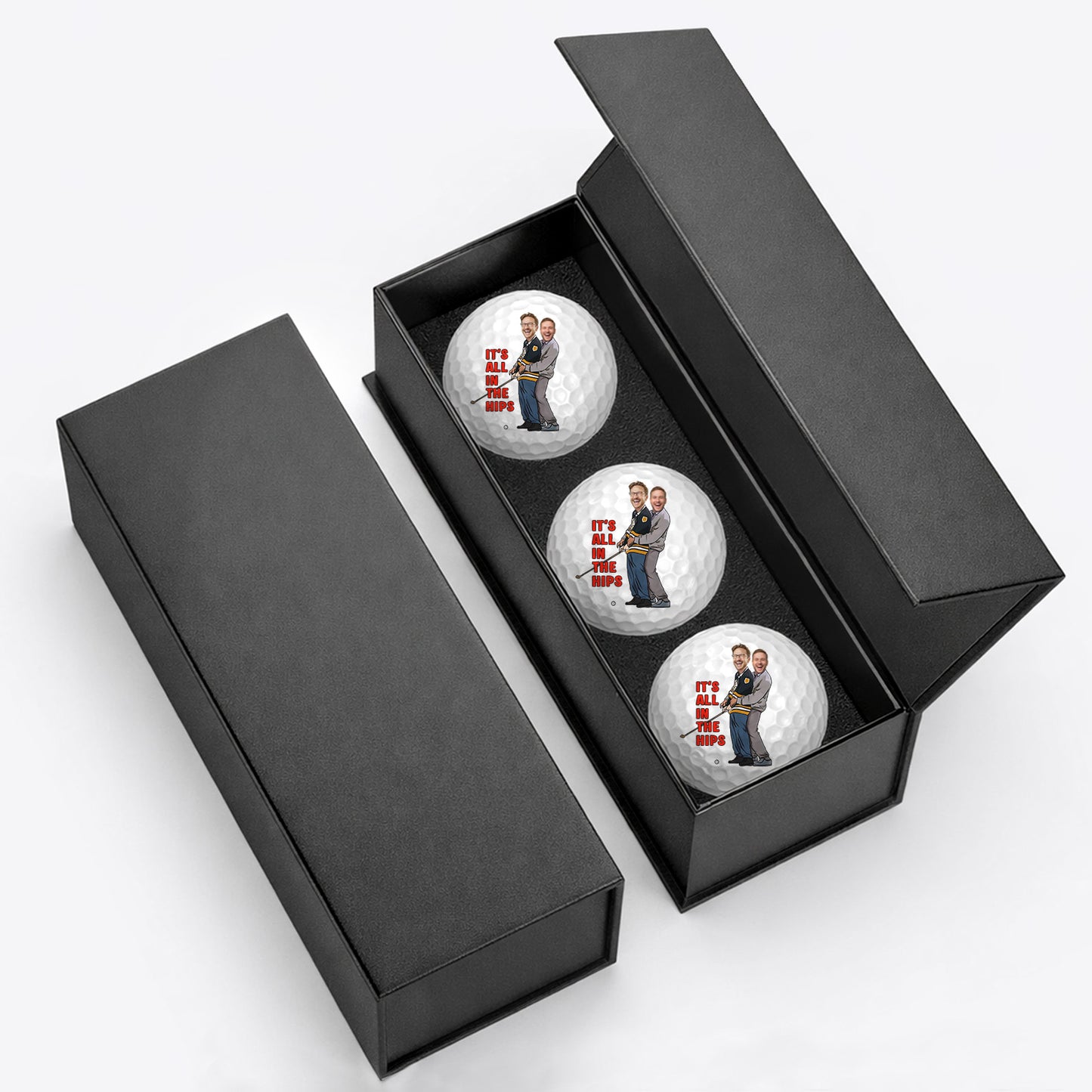 Custom Face Photo Funny Golf Balls for Men, Adult Humor Novelty Golfer Gift Set for Dad or Golf Lovers 684019