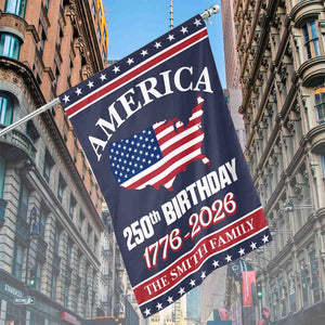 Happy 250 Years Birthday USA Flag | America Anniversary Flag | Patriotic 4th of July Flag | Independence Day House Flag Garden Flag 682485