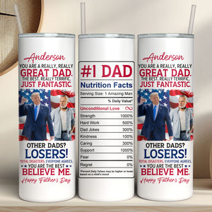 Happy Mother's Day | You're A Great Mom | Personalize Photo Tumbler | Photo with Trump Skinny Tumbler | Gift For Mom 682056 - GOP