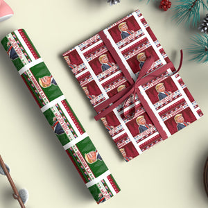 It's Beginning To Look A Lot Like I Told You So Wrapping Paper, Funny Trump Wrapping Paper 681740 - GOP