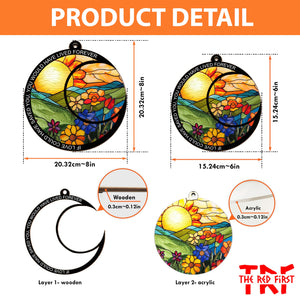 Always On My Mind Forever In My Heart Suncatcher Ornament, Custom Photo Suncatchers, Gift For Family, Memorial Gift Ornament 681995