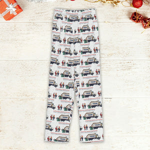 Trump Make Christmas Great Again Pajamas, Trump Xmas Holiday Pajamas, President Trump Garbage Truck Pajamas 681832 - GOP