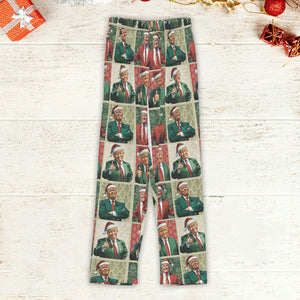 Jolly Trump Christmas Pajamas, Trump Xmas Holiday Pajamas, Trump President Pajamas 681833 - GOP