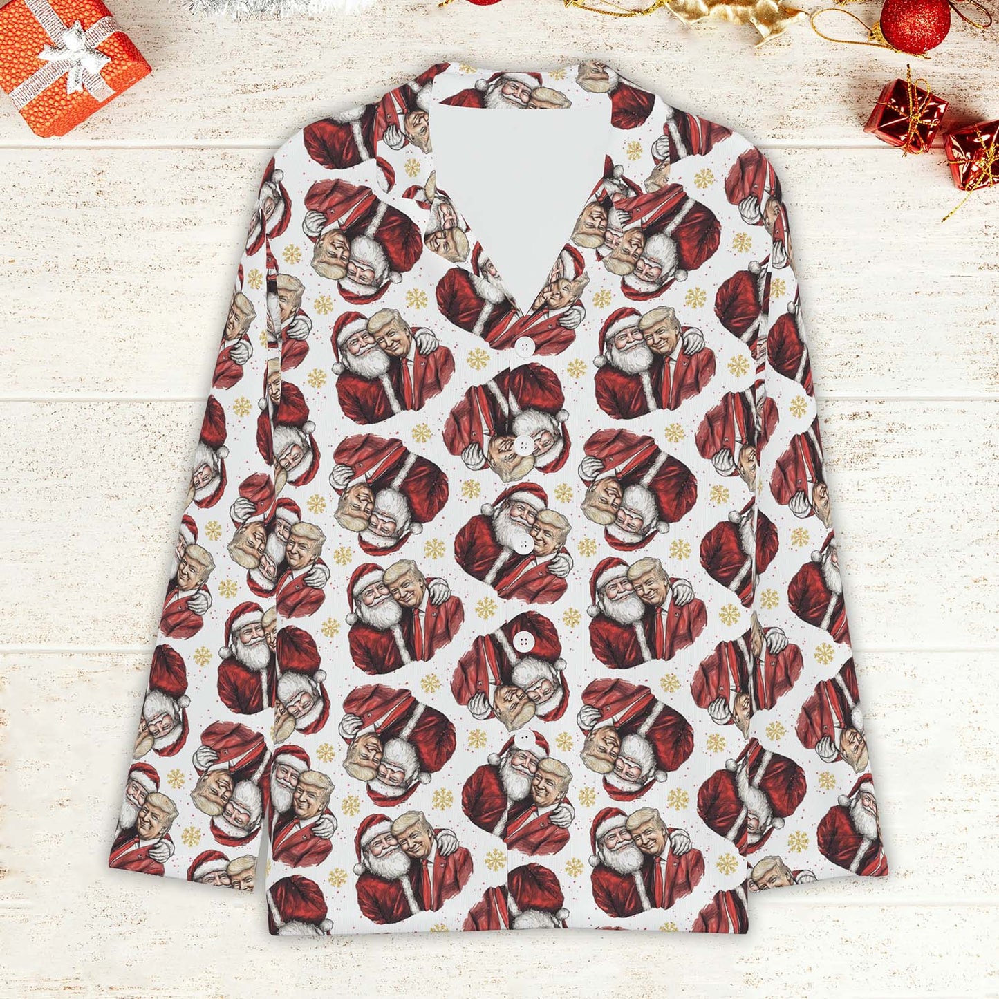 Santa's Favorite President Pajamas, Trump Xmas Holiday Pajamas, Trump President Pajamas 681778 - GOP