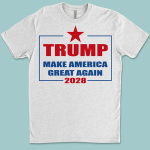 Make America Great Again – Trump 2028 Patriotic T-Shirt | Trump For President 2028, MAGA, Republican Apparel, Donald Trump Gift | GOP 682280