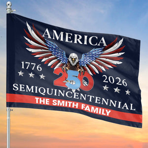 Personalized 250 Years Semiquincentennial Flag | Happy 250th Birthday USA Flag | America 250th Anniversary Flag | Patriotic 4th Of July House Flag Garden Flag 682575