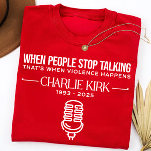 Free Speech Hero Charlie Kirk Shirt | Charlie Kirk Motivational Speech Red Shirt | We Wear Red Charlie Kirk Birthday October 14 | Red Freedom Shirt 682837