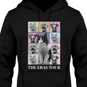 Custom Photo Eras Tour Sweatshirt, Personalized with Your Own Dog or Cat Photo Portrait Sweatshirt C792