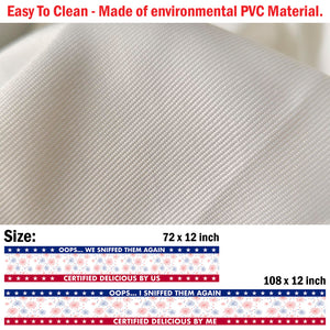 Personalized Oops We Sniffed Them Again Table Runner | Custom Dog Photo | Patriotic 4th Of July Table Runner For Kitchen 682365