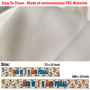 Red White And Feral Table Runner | Funny Raccoon Patriotic Independence Day | 4th Of July Table Runner For Kitchen 682361