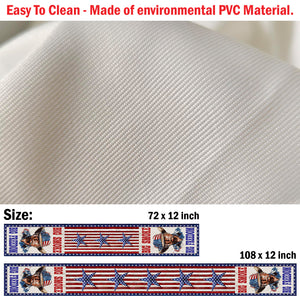 Big Smoke Big Freedom Trump Table Runner | Retro Western USA | Trump 4th Of July Table Runner For Kitchen 682352 - GOP