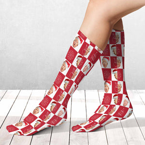Funny Trump Santa Socks, President Donald Trump Socks, Funny Socks For Christmas 683382 - GOP