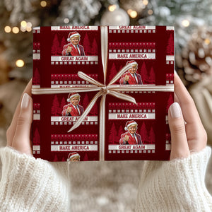 Make America Great Again Wrapping Paper, Funny Trump Wrapping Paper, Trump 2024, Republican Gift 681741 - GOP
