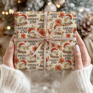 250 Year America Gift Wrap | Patriotic Wrapping Paper | USA 250th Anniversary Independence Day Packaging 683538