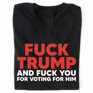 Funny Fuck Trump T-Shirt - 8647 Anti Trump Political Shirt, Anti-Republican Tee for Kamala Supporters Dark Shirt 682213