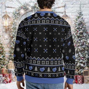 It's Not Easy Being The Best Husband Ugly Sweater, Personalized Custom All-Over-Print Sweatshirt, Gift For Husband Dad Grandpa 683459