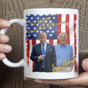 My Mom With Donald Trump Custom Photo Mug, Mother's Day Mug, Mother's Day Gifts, Gift For Mom, Trump 2025 682049 - GOP