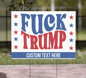 Personalized Subtle 8647 Anti Trump Yard Sign – Custom Political Protest Lawn Display for Kamala Supporters 682200